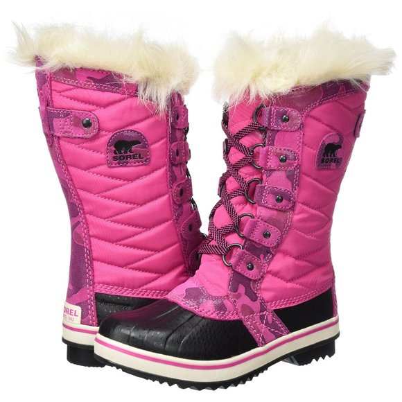 Sorel Other - New Sorel Tofino II Boot Girls Pink Ice/Black Sz 1